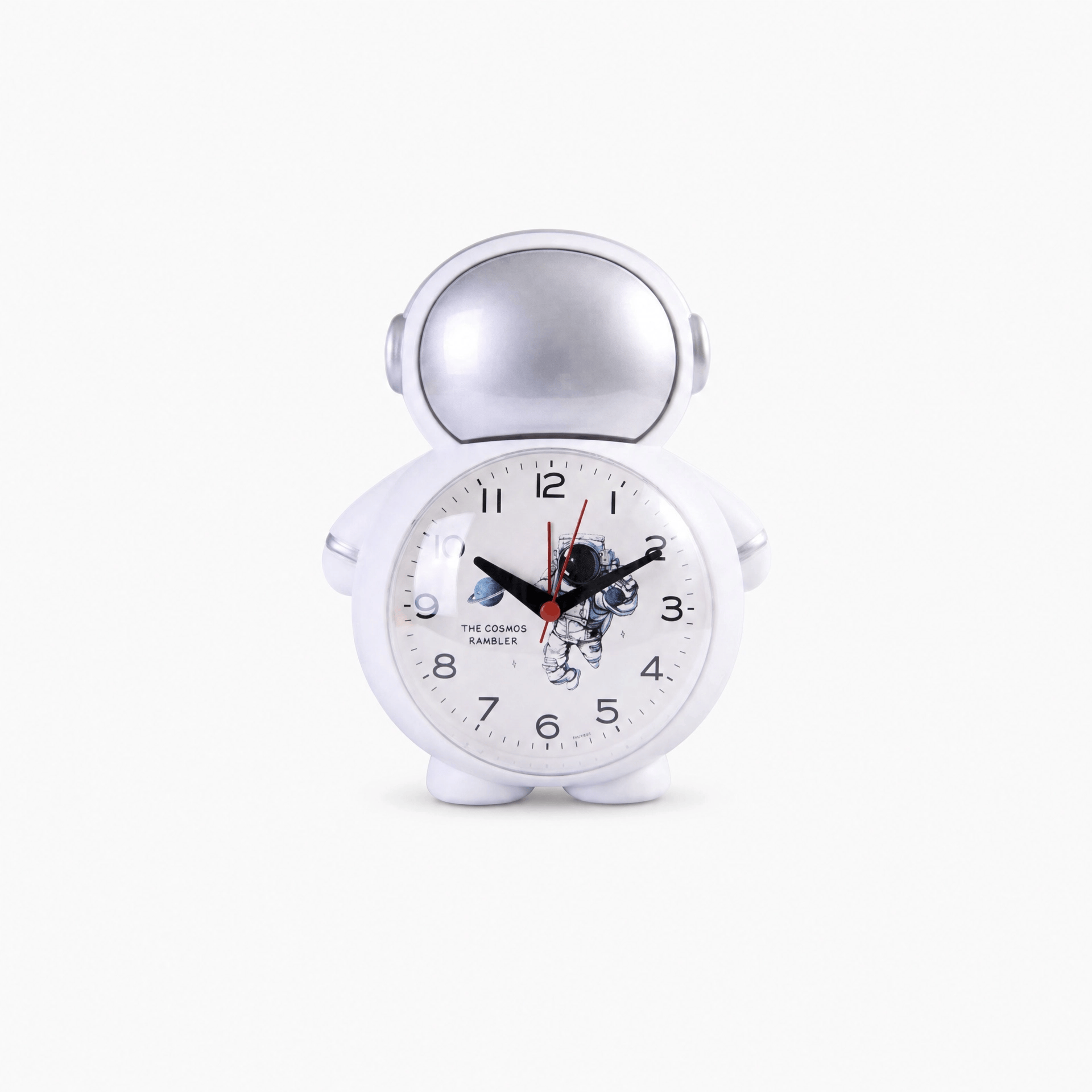 Royal Opera Silver Kids Alarm Clock Astronaut Digital
