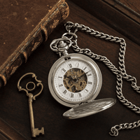Royal Opera Skeleton Dial Mechanical Pocket Watch