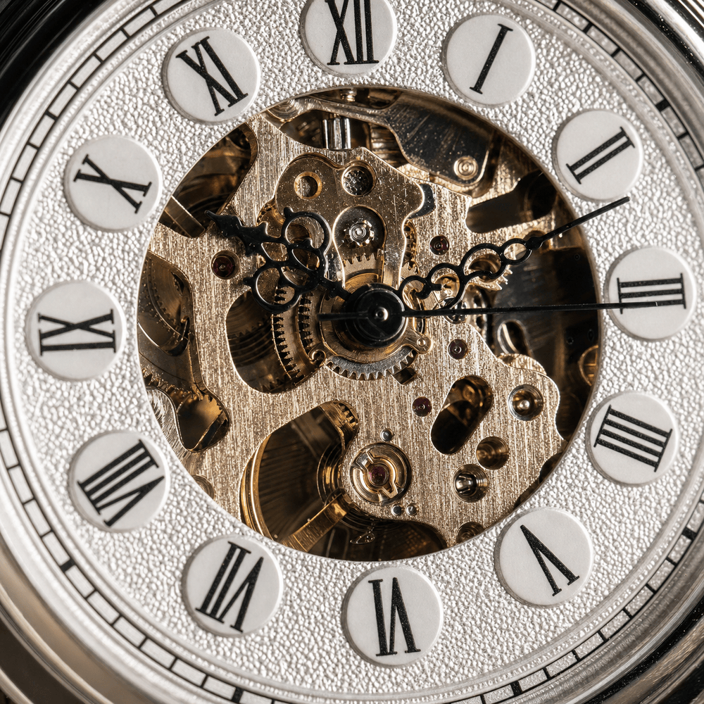 Royal Opera Skeleton Dial Mechanical Pocket Watch