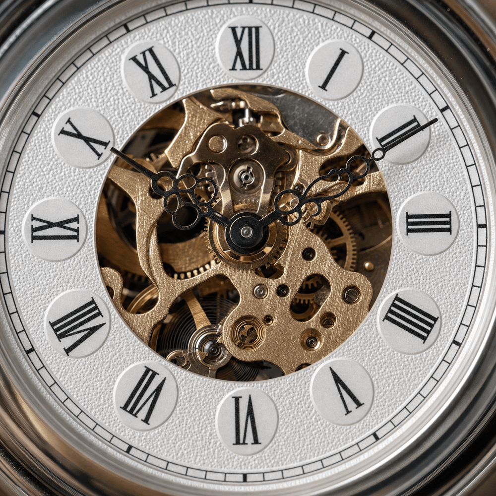 Royal Opera Skeleton Dial Mechanical Pocket Watch