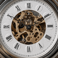 Royal Opera Skeleton Dial Mechanical Pocket Watch