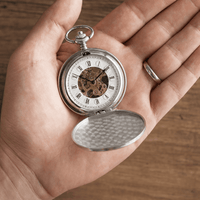 Royal Opera Skeleton Dial Mechanical Pocket Watch