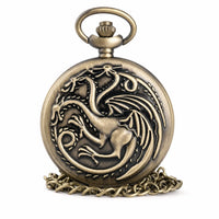 Royal Opera Skeleton Dragon Pocket Watch