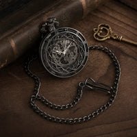 Royal Opera Skeleton Mechanical Pocket Watch