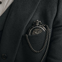 Royal Opera Skeleton Mechanical Pocket Watch