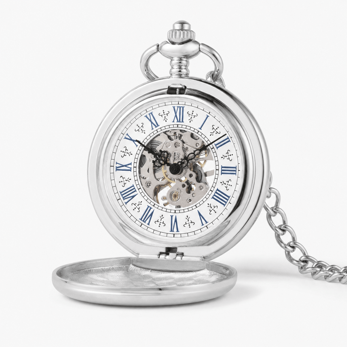 Royal Opera Skeleton Mechanical Pocket Watch For Him