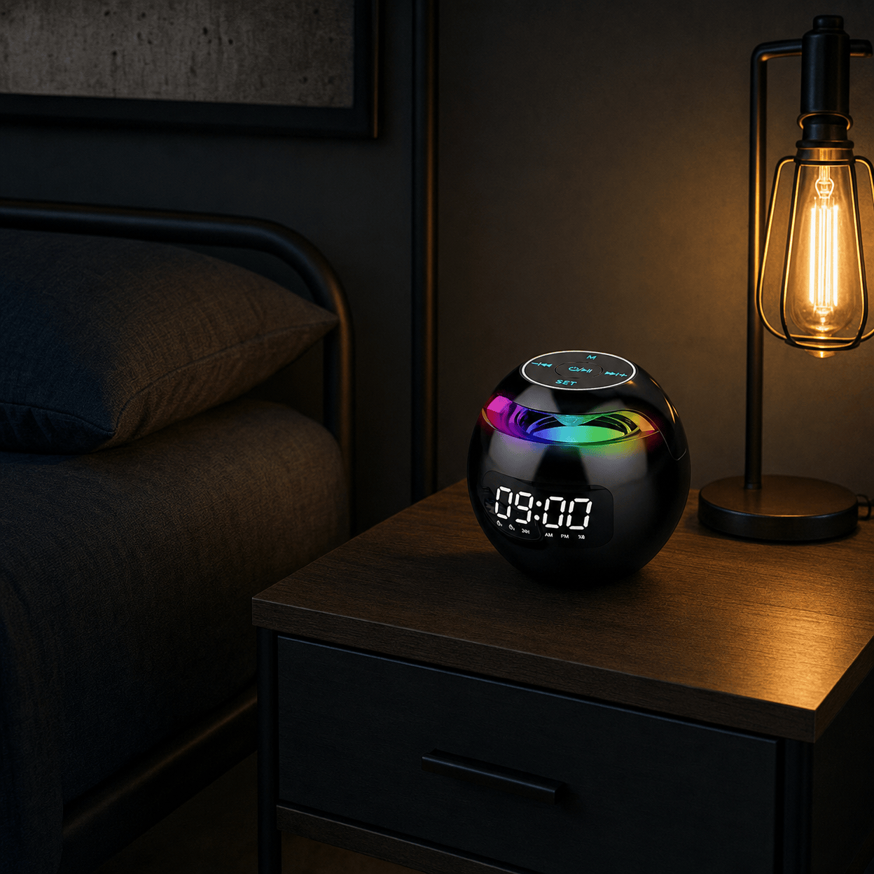 Royal Opera Smart Wake Up Light Alarm Clock