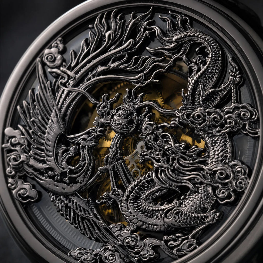 Royal Opera Steampunk Open Face Pocket Watch