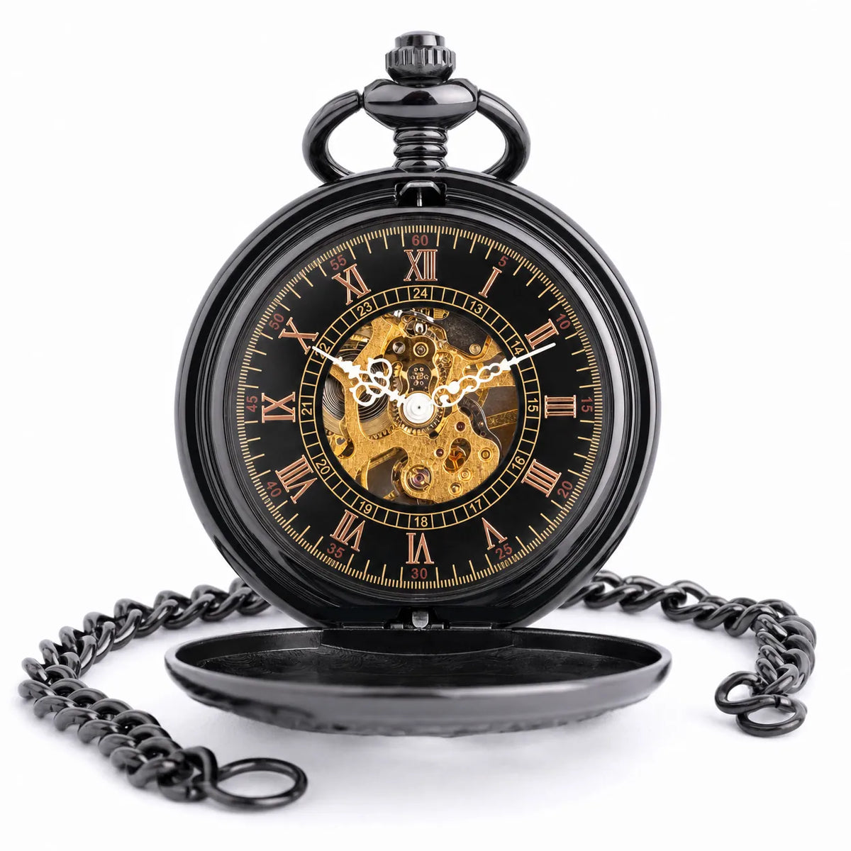 Royal Opera Steampunk Open Face Pocket Watch