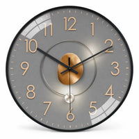 Royal Opera Style 1 Black Dial 30 cm Modern Minimalist Wall Clock Shadow Effect