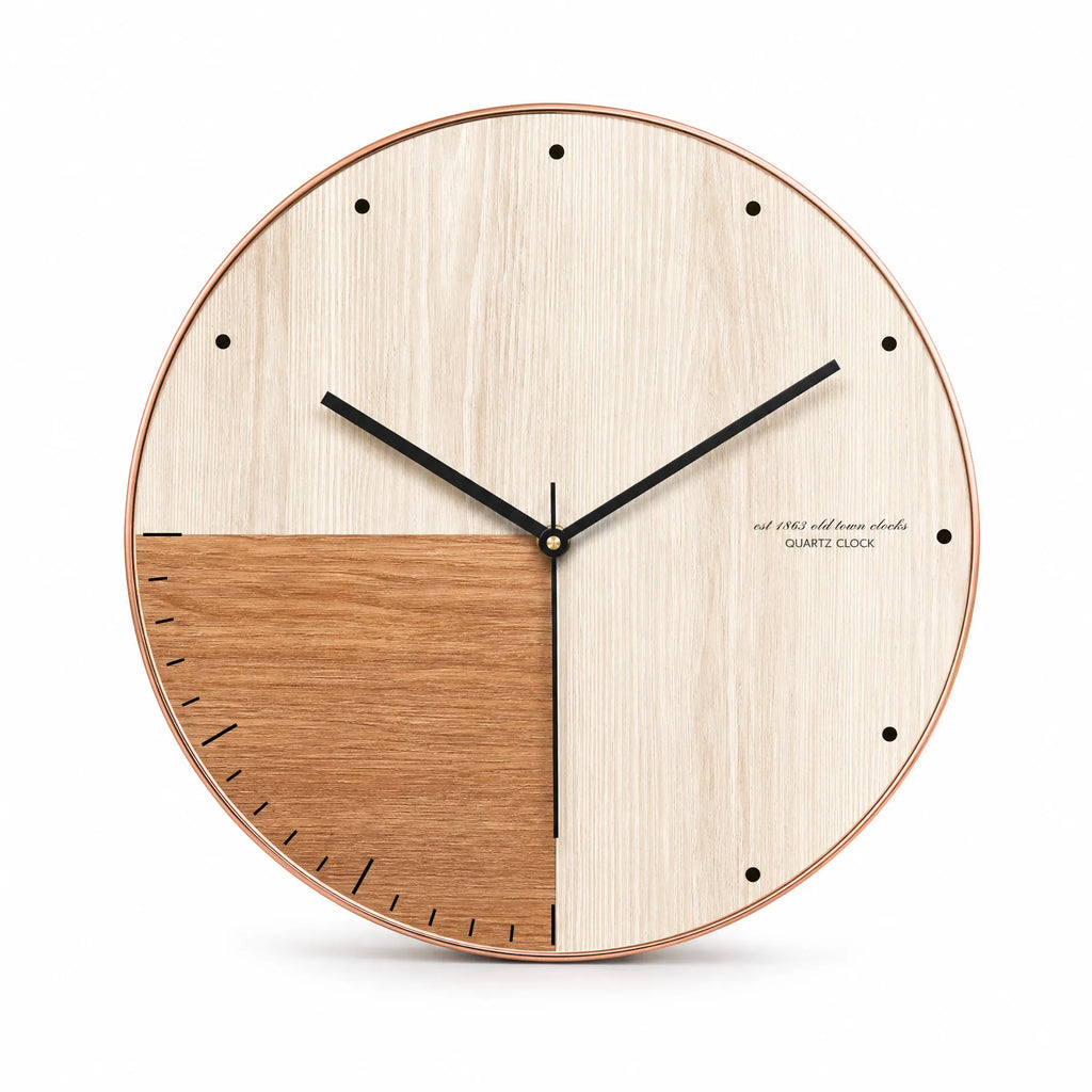 Royal Opera Style 3 / 30 cm Modern Split Face Wall Clock