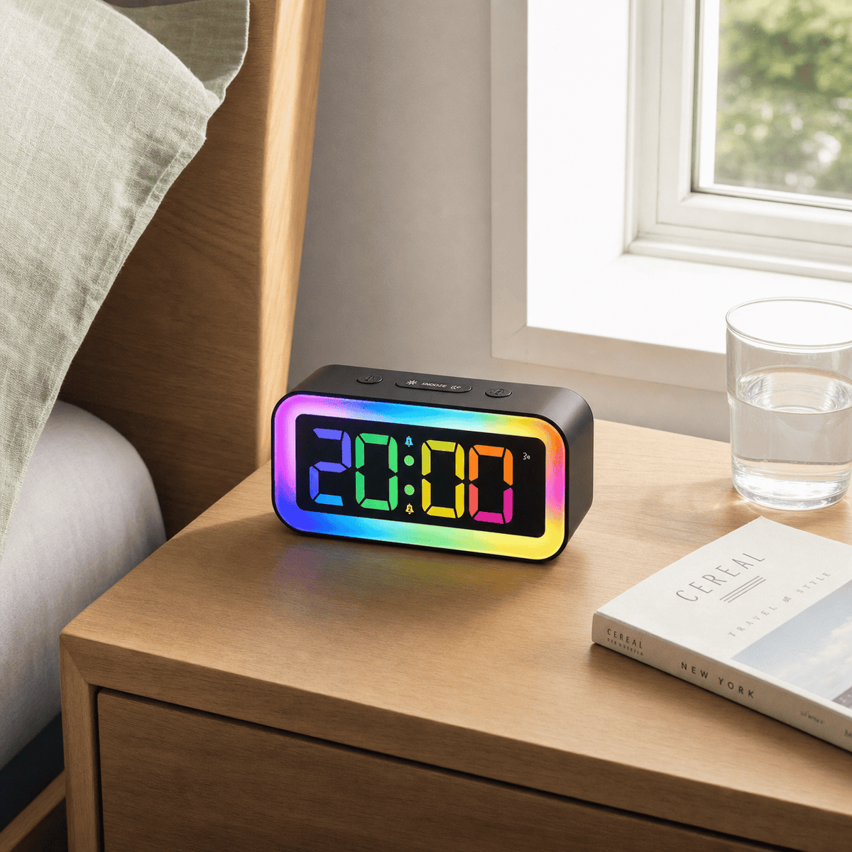 Royal Opera Sunrise Alarm Clock Colourful Display