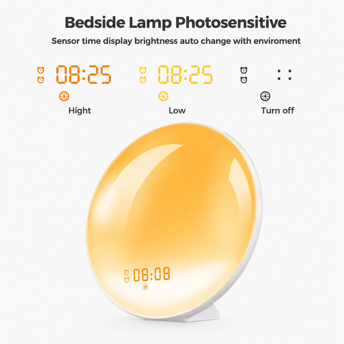 Royal Opera Sunrise Alarm Clock Digital Display