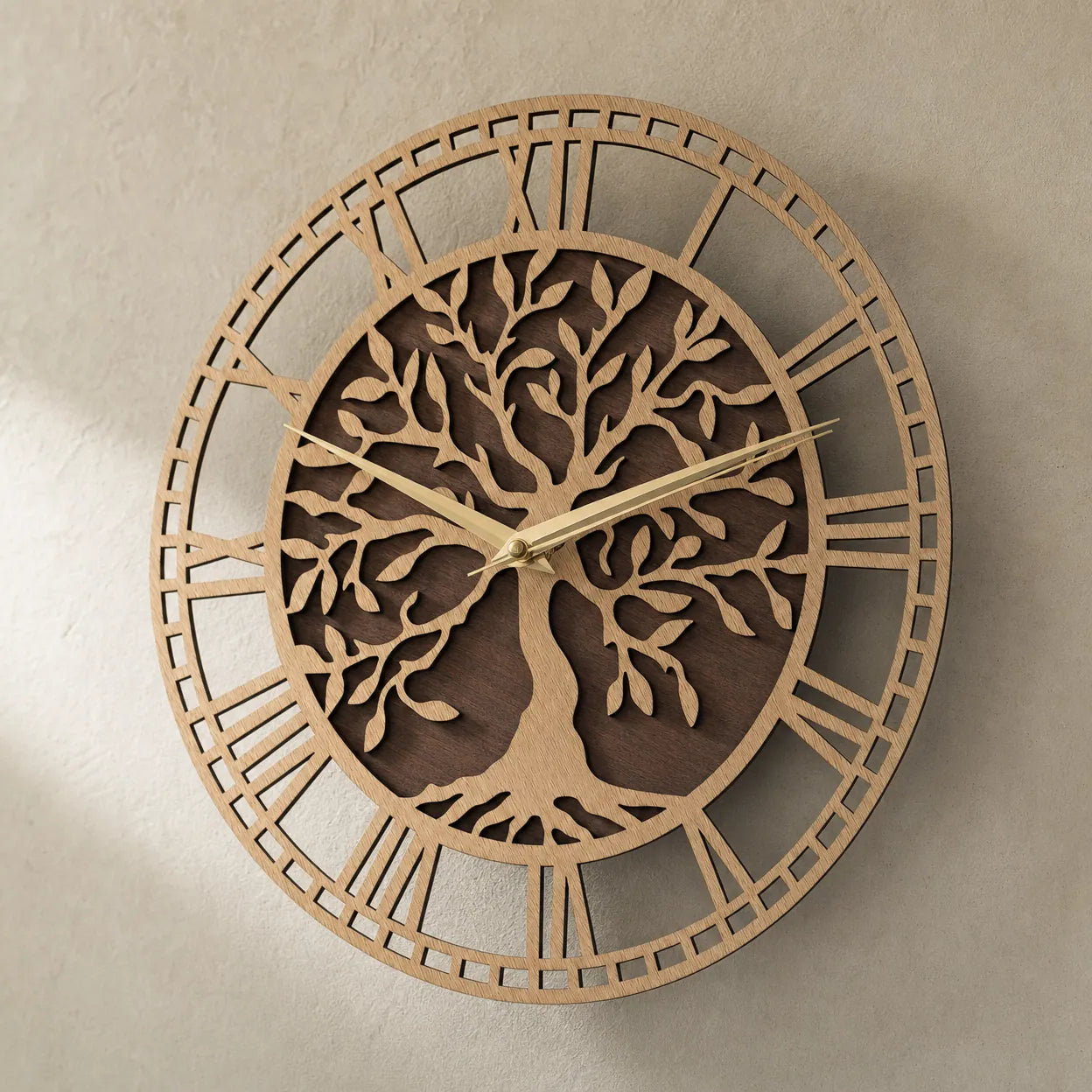 Royal Opera Tree Of Life Wall Clock Roman