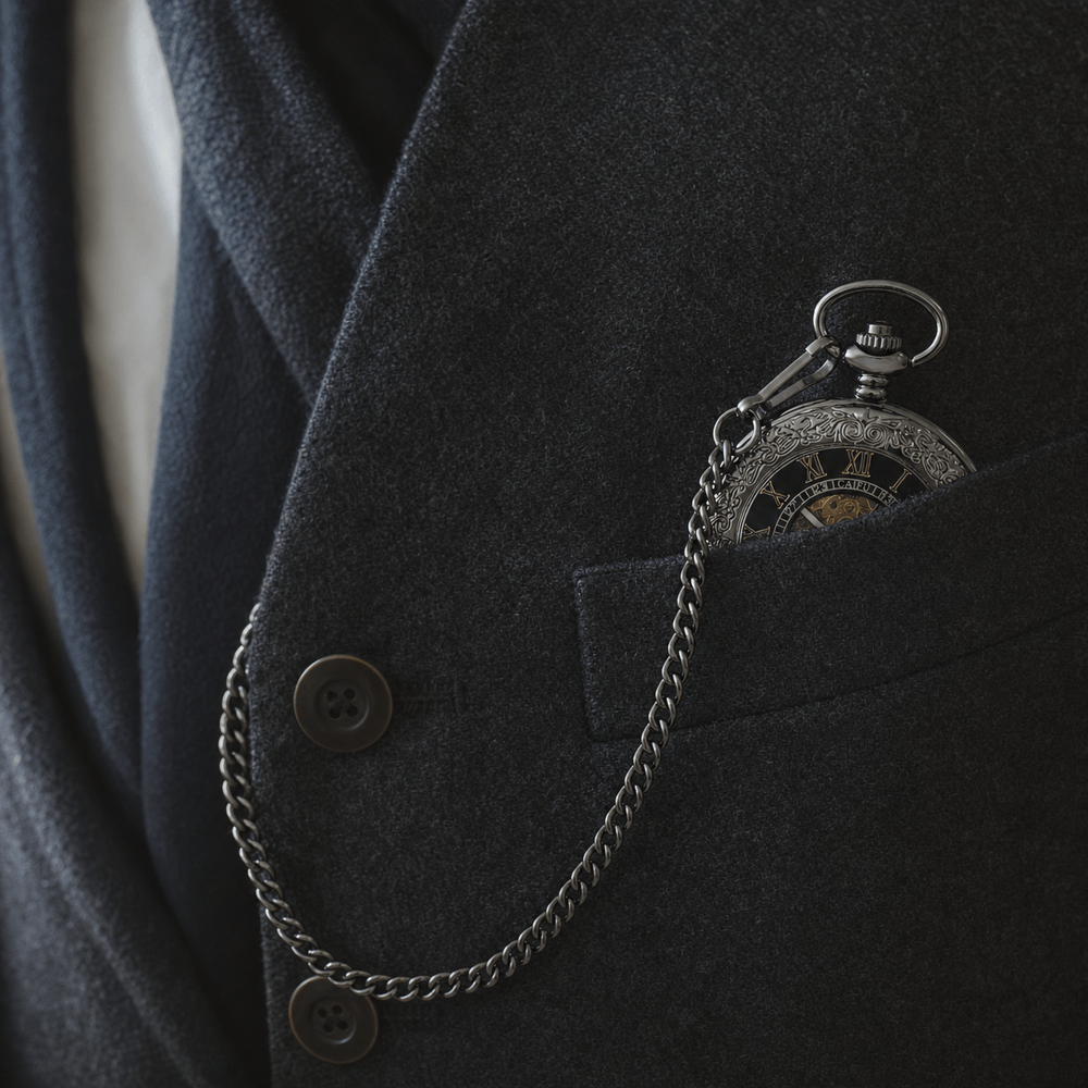 Royal Opera Vintage Automatic Pocket Watch For Men