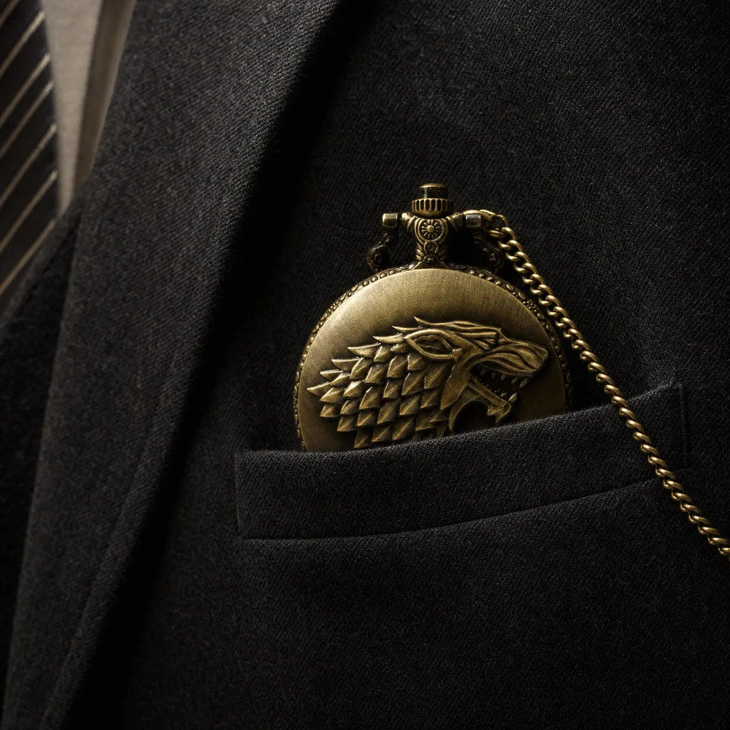 Royal Opera Vintage Engraved Pocket Watch For Men