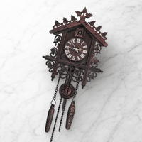 Royal Opera Vintage Farmhouse Pendulum Cuckoo Clock