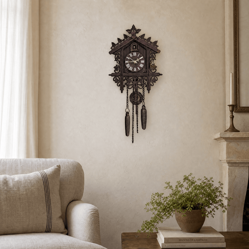 Royal Opera Vintage Farmhouse Pendulum Cuckoo Clock