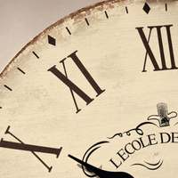 Royal Opera Vintage French Kitchen Clock Silent
