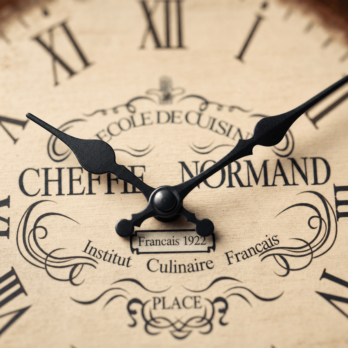 Royal Opera Vintage French Kitchen Clock Silent