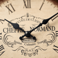 Royal Opera Vintage French Kitchen Clock Silent