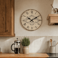 Royal Opera Vintage French Kitchen Clock Silent