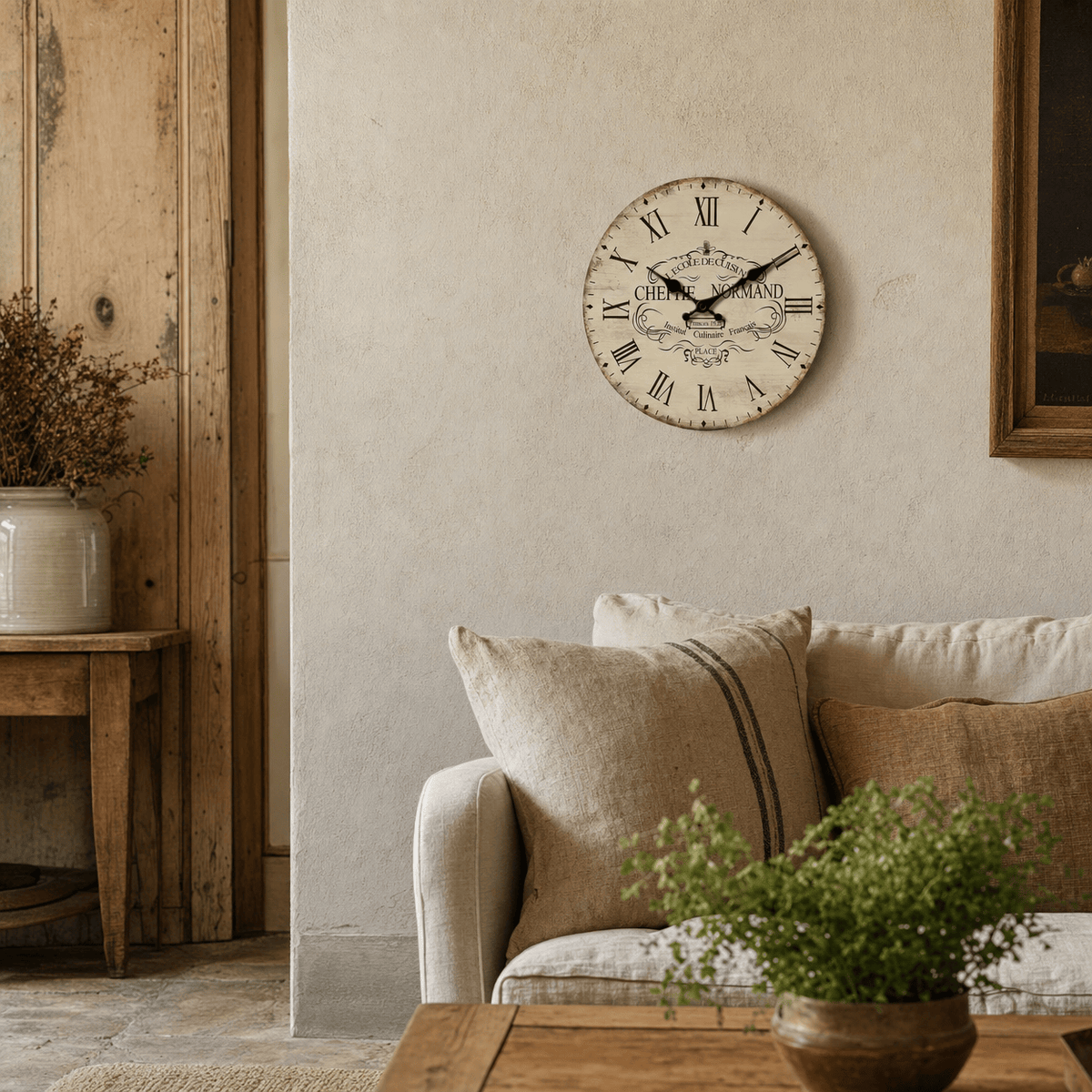 Royal Opera Vintage French Kitchen Clock Silent