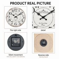 Royal Opera Vintage French Style Silent Wall Clock