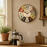 Royal Opera Vintage Industrial Wall Clock Silent Large