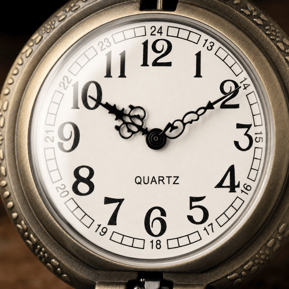 Royal Opera Vintage Mechanical Pocket Watch Open Face