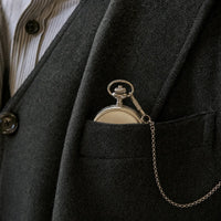 Royal Opera Vintage Open Face Mechanical Pocket Watch