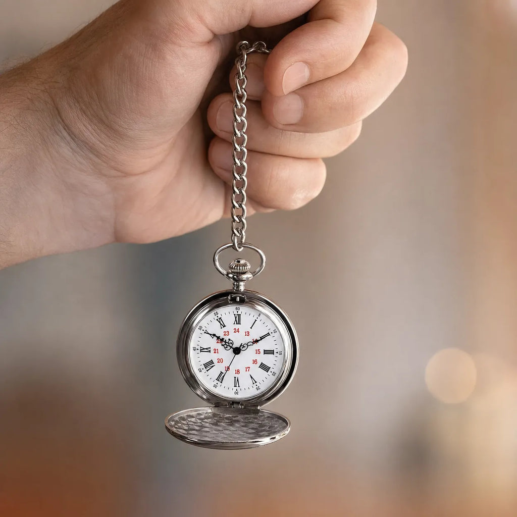 Royal Opera Vintage Open Face Mechanical Pocket Watch