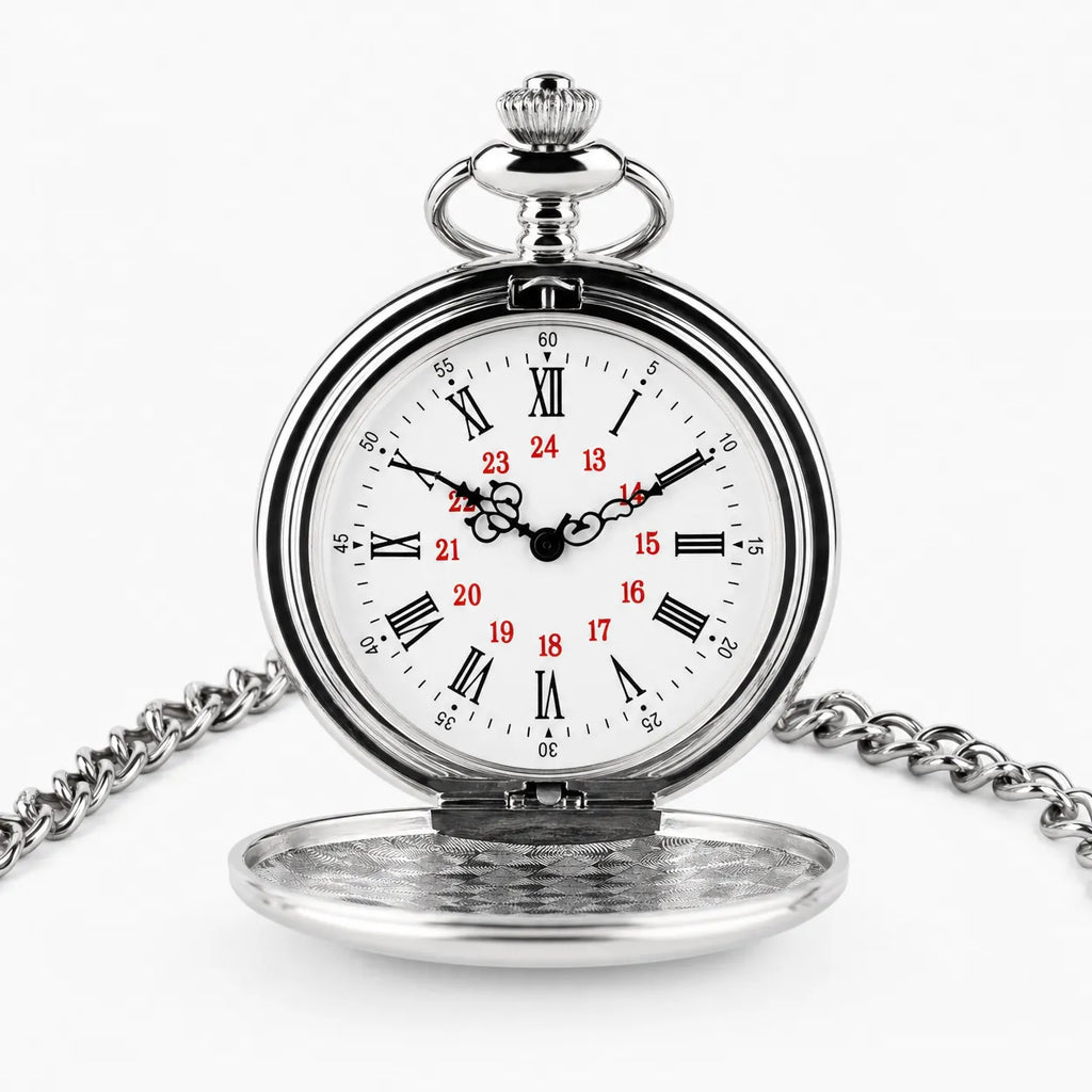 Royal Opera Vintage Open Face Mechanical Pocket Watch