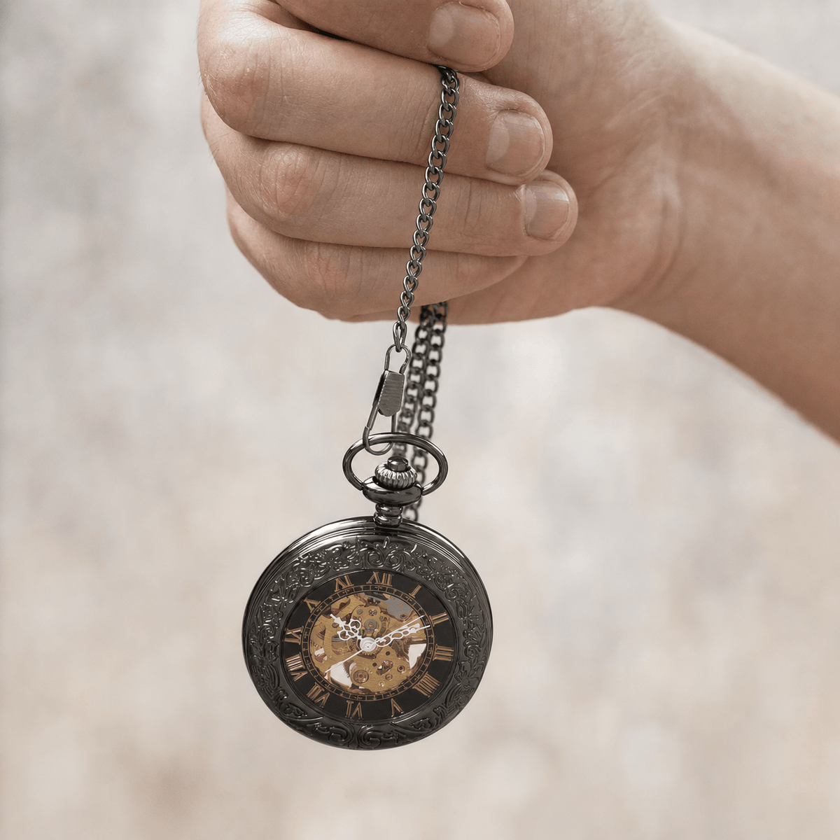 Royal Opera Vintage Pocket Watch Roman Numerals