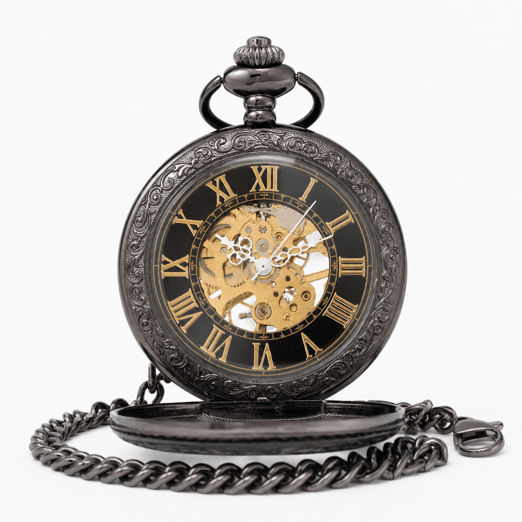 Royal Opera Vintage Pocket Watch Roman Numerals
