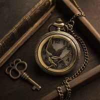 Royal Opera Vintage Quartz Open Face Pocket Watch