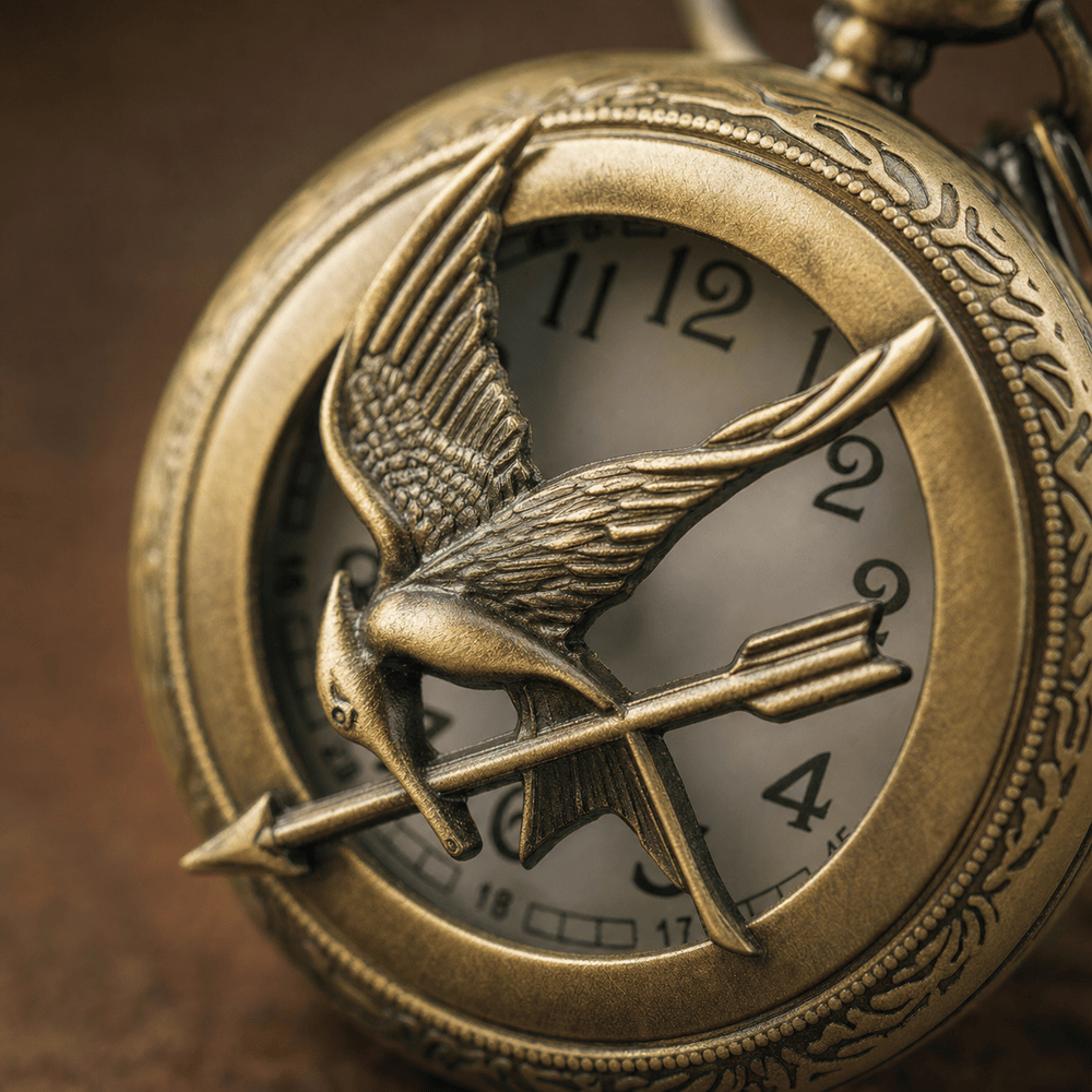 Royal Opera Vintage Quartz Open Face Pocket Watch