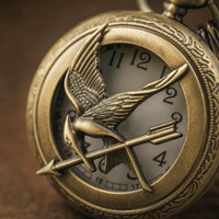 Royal Opera Vintage Quartz Open Face Pocket Watch