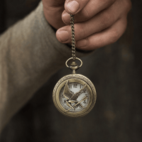 Royal Opera Vintage Quartz Open Face Pocket Watch