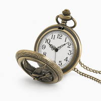Royal Opera Vintage Quartz Open Face Pocket Watch