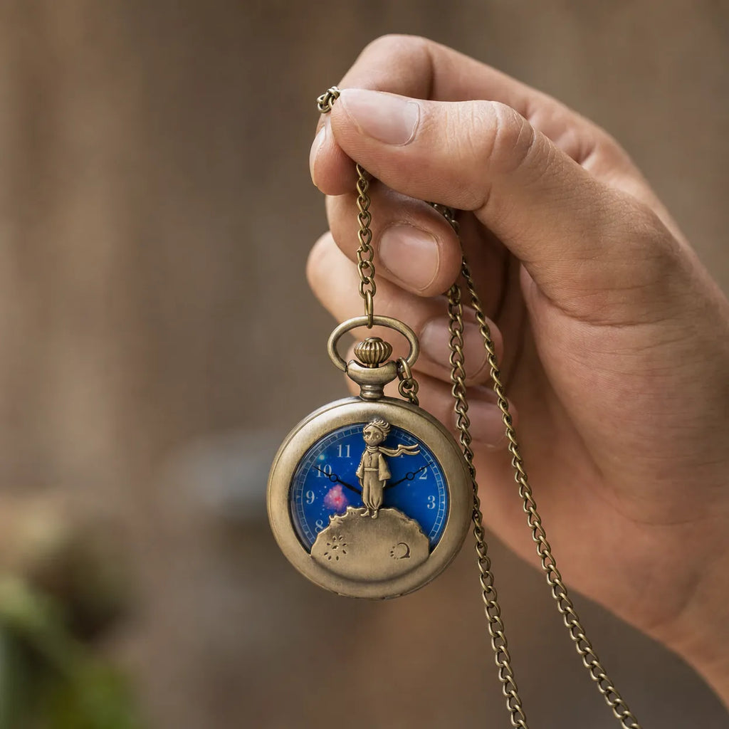 Royal Opera Vintage Roman Numerals Pocket Watch