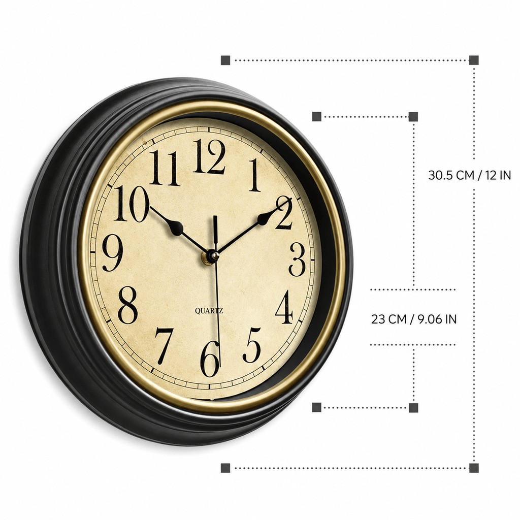 Royal Opera Vintage Silent Wall Clock Living Room