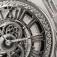 Royal Opera Vintage Skeleton Pocket Watch