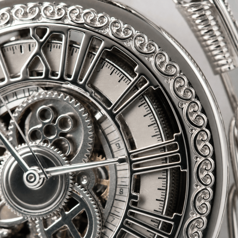 Royal Opera Vintage Skeleton Pocket Watch Image