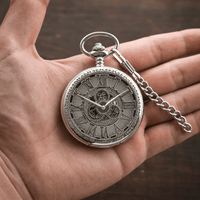 Royal Opera Vintage Skeleton Pocket Watch