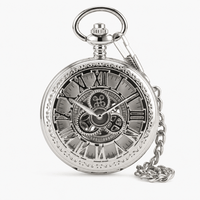 Royal Opera Vintage Skeleton Pocket Watch