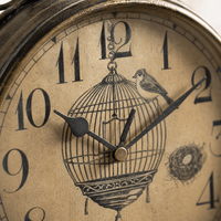 Royal Opera Wall Clock Birdcage Double Faced