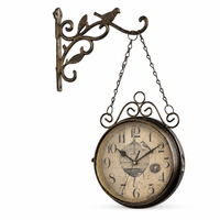Royal Opera Wall Clock Birdcage Double Faced