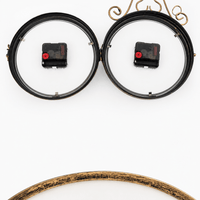 Royal Opera Wall Clock Birdcage Double Faced