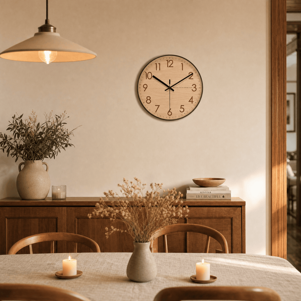 Royal Opera Wall Clock Farmhouse Silent